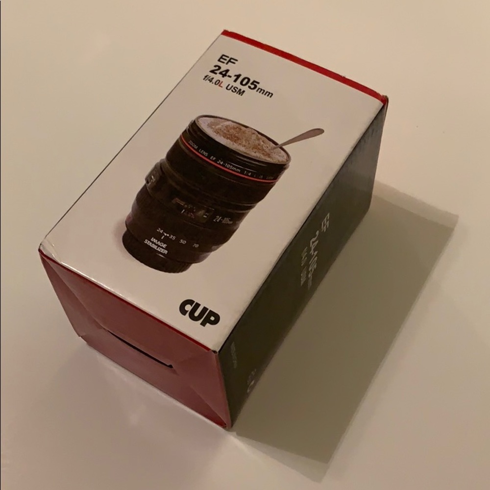 DSLR lens mug